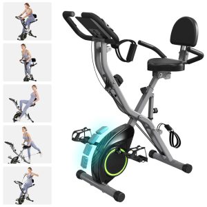 Bicicletas dobráveis ​​de bicicleta estacionária para casa. 5 em 1 bicicleta de treino interna. Bicicleta de ciclismo