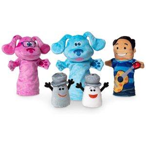 Kit 5 Fantoches de Mão Tema Blue e Você para Crianças Acima de 2 Anos Melissa & Doug