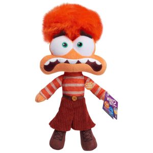 Pelúcia Falante Personagem Ansiedade 20 cm de Altura Divertida Mente 2 para Crianças de 3 Anos ou Mais