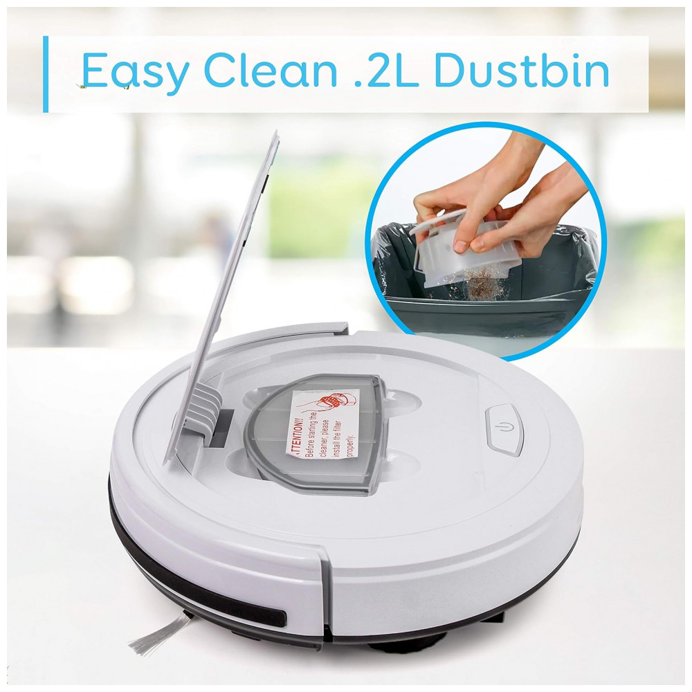 Aspirador de Pó Robô com Mapeamento Multinível 110V PURE CLEAN PUCRC25101B Branco - Imagem 7