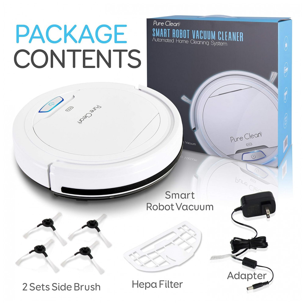 Aspirador de Pó Robô com Mapeamento Multinível 110V PURE CLEAN PUCRC25101B Branco - Imagem 9