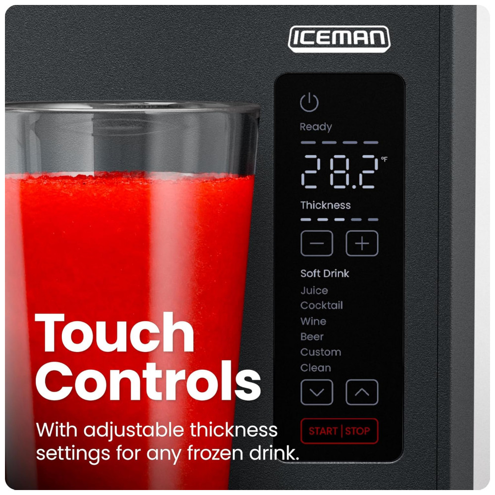 Máquina de Raspadinha Iceman SlushEase Fabricante de Bebidas Congeladas com 5 Opções Personalizadas Alavanca de Distribuição Fácil para Margaritas - Imagem 3