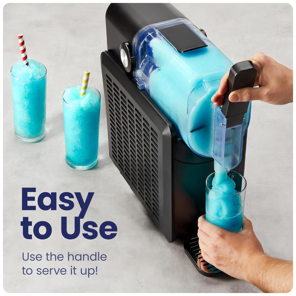 Máquina de Raspadinha Iceman SlushEase Fabricante de Bebidas Congeladas com 5 Opções Personalizadas Alavanca de Distribuição Fácil para Margaritas - Imagem 4