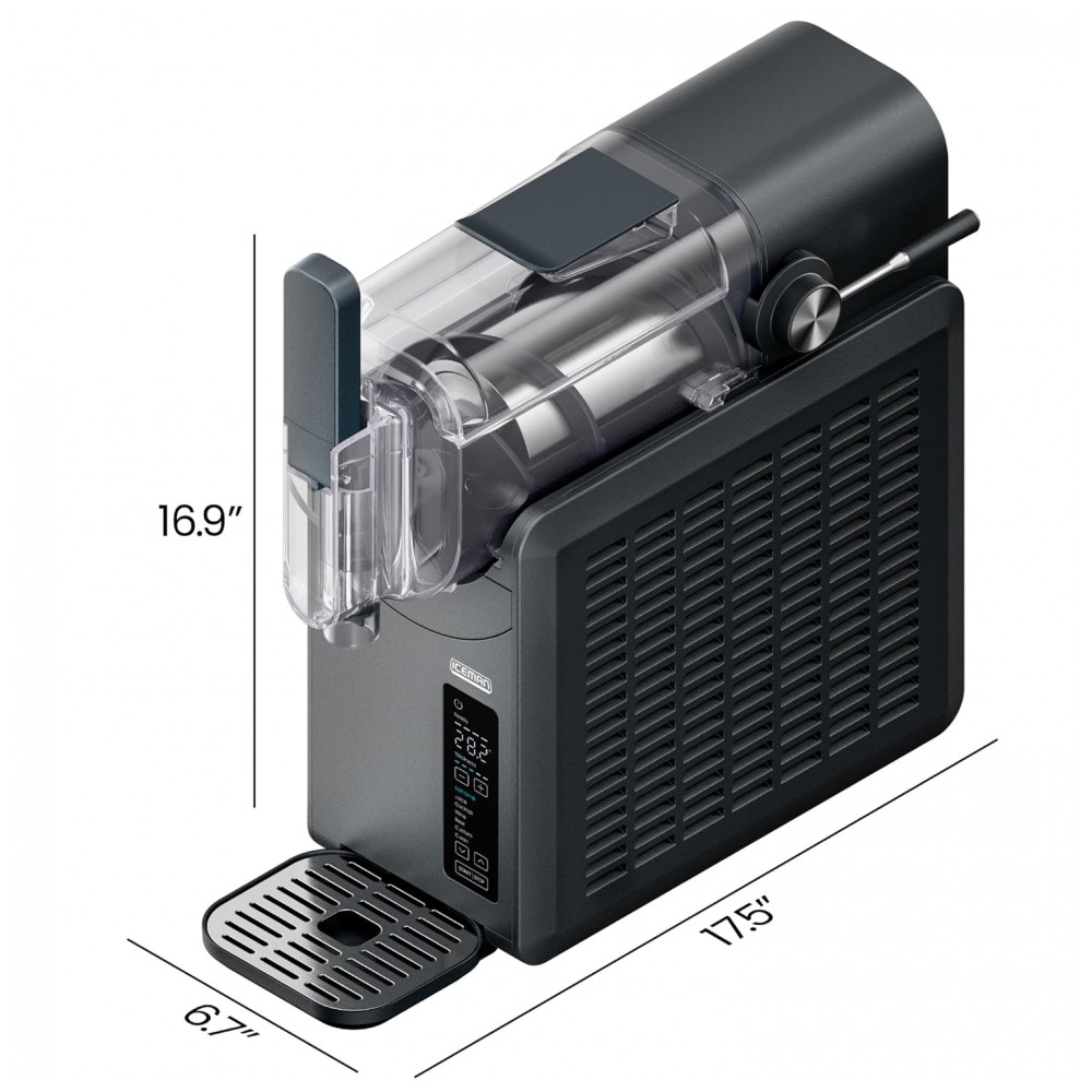 Máquina de Raspadinha Iceman SlushEase Fabricante de Bebidas Congeladas com 5 Opções Personalizadas Alavanca de Distribuição Fácil para Margaritas - Imagem 6
