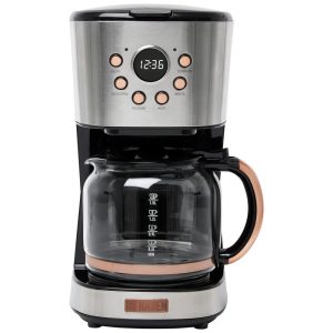 Máquina de Café Expresso 110V 900W HADEN 75106 Prata e Cobre