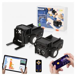 Kit Robótico ACEBOTT 2 em 1 empilhadeira e caminhão basculante compatível com Arduino Scratch e Python