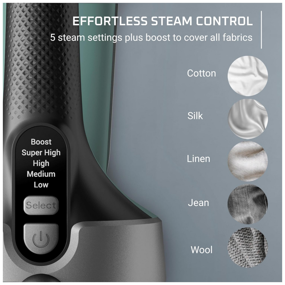 Rowenta Handheld Steamer for Clothes Ferro a Vapor 2 em 1 Pure Force de 1875W Vaporização Vertical e Horizontal Leve e Seguro - Imagem 9