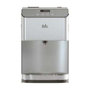 Filtro de Água de Bancada sem Instalação com Autolimpante Filtro de 3 Estágios e Luz Noturna LED 110V Brio Cinza