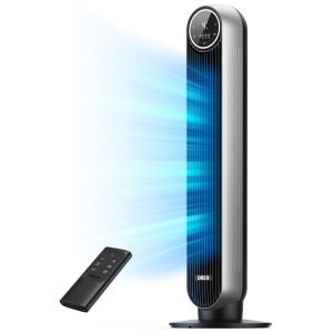 Ventilador de Torre Silencioso 4 Velocidades 4 Modos Temporizador 8H 110V 42W Dreo DR-HTF007 Prata