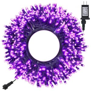 Pisca Pisca 350 LED 39 Metros com 8 Modos e Timer para Decoração de Halloween 110V Roxo Toodour
