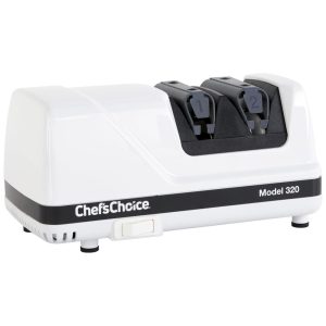 Afiador Elétrico de Facas Profissional com 2 Níveis 110v CHEFSCHOICE 0320000 Branco