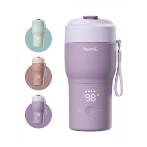 Aquecedor de Mamadeira Portátil Papablic para Viagem - Aquecimento Rápido Esterilizador Integrado Carregamento Rápido 30W