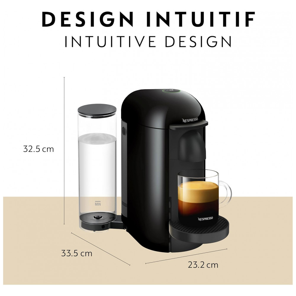 Máquina de Café e Espresso Nespresso Vertuo Plus by Breville - Preto Intenso - Imagem 6