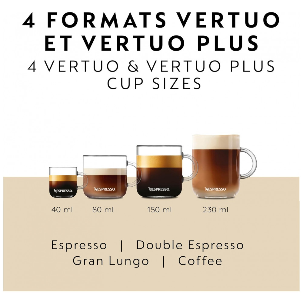 Máquina de Café e Espresso Nespresso Vertuo Plus by Breville - Preto Intenso - Imagem 7