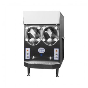 Máquina de Coquetéis Frozen Frosty Factory 217A de 1514 litros com Duplo Cilindro e Resfriamento a Ar 110V