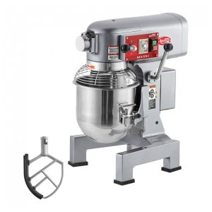 Batedeira Industrial Planetário Avantco MX10WFB de 946 Litros com Proteção Acessórios Padrão e Raspador de Lâmina Flexível de Silicone 110V