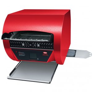 Torradeira de Esteira Hatco TQ32000H Toast Qwik Vermelha com 3 Aberturas e Controles Digitais 208V 4020W