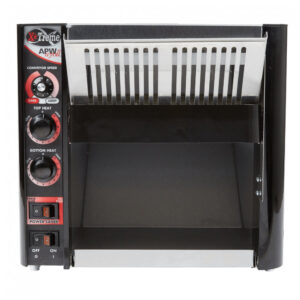Torradeira de Esteira APW Wyott Prata com 254 cm de Largura Abertura 38 cm e Controles de Velocidade 240V