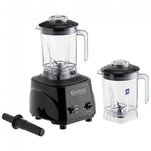 Liquidificador Industrial Galaxy GBB480T2J de 3 1/2 hp com Controle de Alternância e 2 Jarras de Plástico Tritan de 2 142 litros 110V