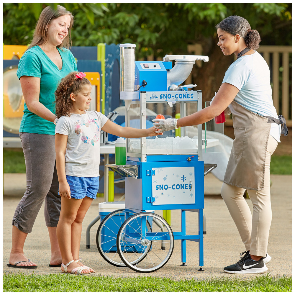 Máquina de Raspadinha Carnival King Royalty Series SCM350R com Armário Reforçado Dispensador de Copos e Carrinho - Imagem 2