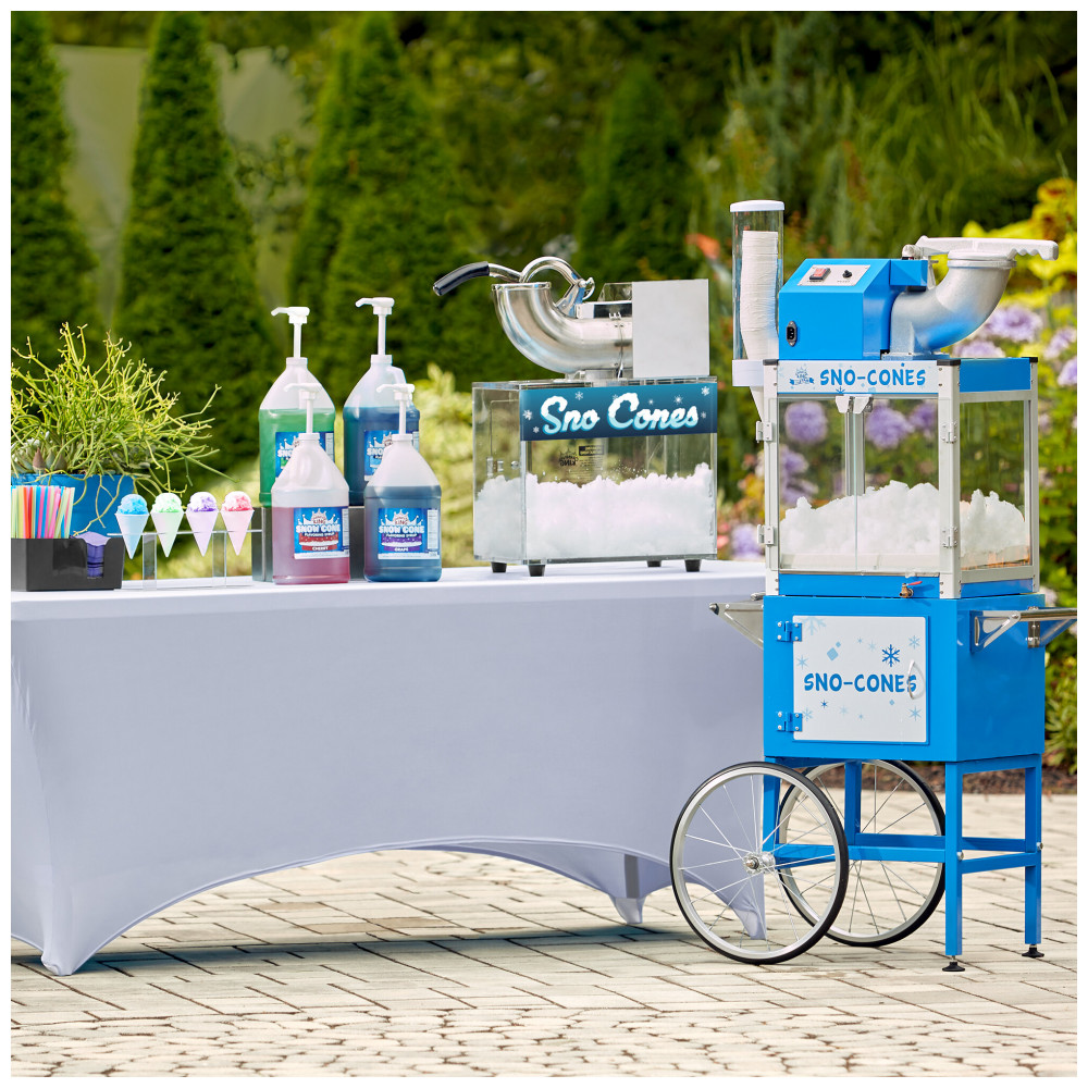 Máquina de Raspadinha Carnival King Royalty Series SCM350R com Armário Reforçado Dispensador de Copos e Carrinho - Imagem 4