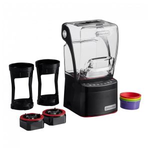 Liquidificador Blendtec Industrial SNBS2C2901B1K Stealth 895 3.8 hp Nitro com Gabinete de Som e Mistura sem Jarra 110V
