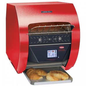 Torradeira de Esteira Hatco TQ3400 ToastQwik Vermelha com 2 Aberturas e Controles Digitais 110V 1780W