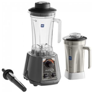 Liquidificador Industrial AvaMix BL2VS64S 203 cv com Controle de Alternância Velocidade Variável Jarra de Aço Inoxidável de 189 Litros e Jarras de Plástico