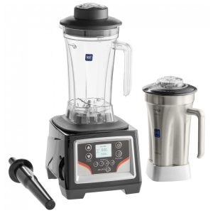 Liquidificador Industrial AvaMix BX2100ES 355 cv com Controle por Touchpad Temporizador Jarra de Aço Inoxidável de 189 Litros e Jarra de Plástico Tritan
