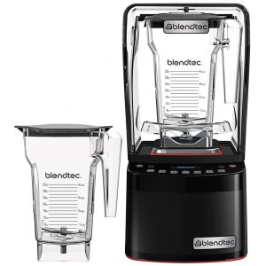 Liquidificador Blendtec Industrial S885C2901B1GB1A Stealth 885 3.8 hp com Isolamento Acústico e 2 Jarras de 222 Litros FourSide 110V