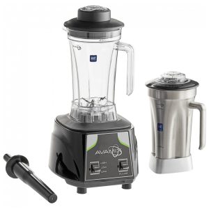 Liquidificador Industrial AvaMix BX2000TS 355 cv com Controle de Alternância Jarra de Aço Inoxidável de 189 Litros e Jarra de Plástico Tritan