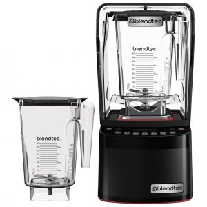 Liquidificador Industrial Blendtec S885C2901B1GB1D Stealth 885 3.8 hp com Isolamento Acústico e 2 Jarros WildSide de 266 Litros 110V