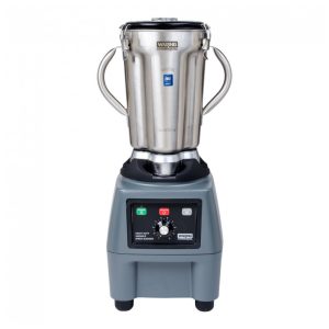 Liquidificador Profissional Waring CB15V 4L Inox Motor 375 HP 1.800 W Velocidade Variável Tampa Dupla Uso Comercial Intensivo