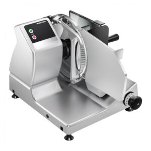 Fatiador de Carnes Vertical Manual Bizerba VSV Prata com Lâmina 352 cm e Ajuste de Espessura 0–24 cm 1/2 CV 120V