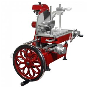 Fatiador Industrial Manual de Carne Omcan 26072 Volano 10 com Roda de Flor