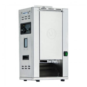 Torradeira de Contato Vertical Prince Castle Prata com Esteira de Silicone e Aquecimento Auxiliar série Optimum CTD‑SAX 208/240V