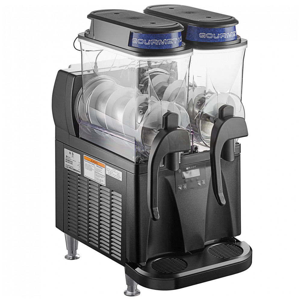 Máquina de Frozen Bunn 58000.0010 Ultra NX Preto Duplo de 11,35 Litros 120V