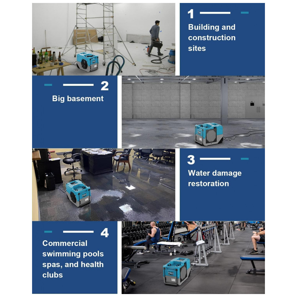 ECTQ11WQRW9F0B_3-1.jpg - Desumidificador Comercial ALORAIR 124 litros LGR com Bomba Até 278 m2 Design Portátil com Rodas para Casa Inteira Porão Armazém