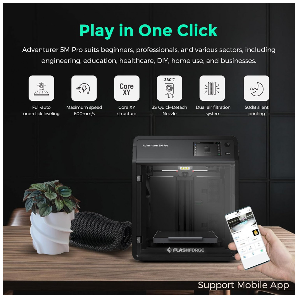 ECTQ161GR4HC0B_1-1.jpg - Imprima com Facilidade e Alta Performance com a Impressora 3D FLASHFORGE Adventurer 5M Pro