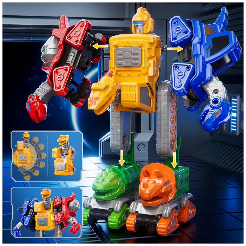 ECTQ16K8JMCF0B_1-1.jpg - Kit Transformável de Construção Preto e Vermelho – 5‑em‑1 Transform Robot Set, STEM, Caminhões e Robô para Crianças