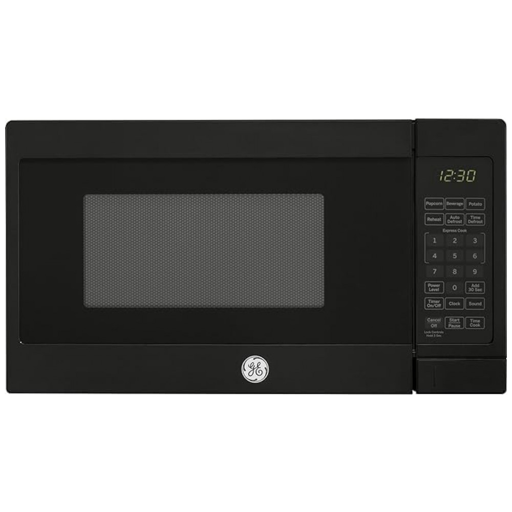 ECTQ1CBJ492D0B_0-1.jpg - Forno de Micro-ondas GE GCST07N1WBB, 700 Watts, 6 Configurações de Cozimento Automático, Tecnologia de Bloqueio Infantil,