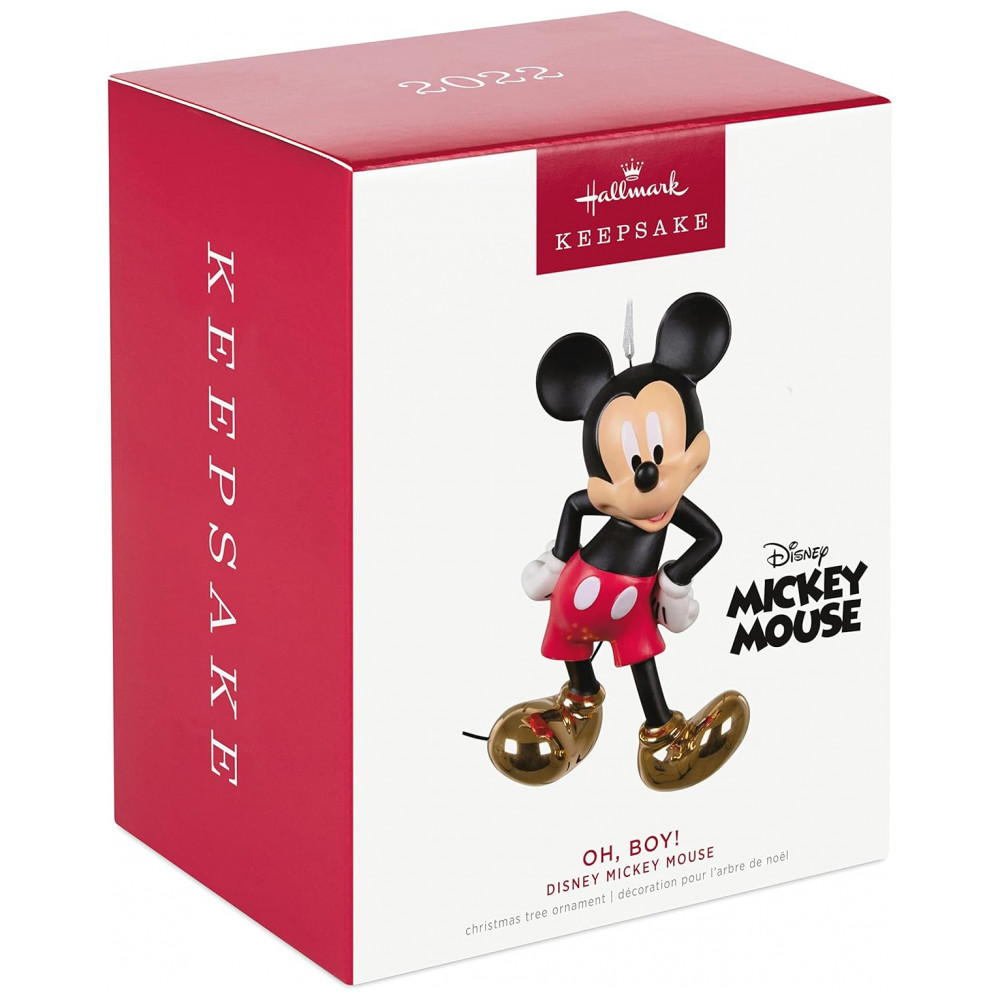 ECTQ1CYTKMY90B_2-1.jpg - Enfeite de Natal Hallmark Keepsake Disney Mickey Mouse Oh, Boy!, Porcelana 4,6x3x1,8 cm