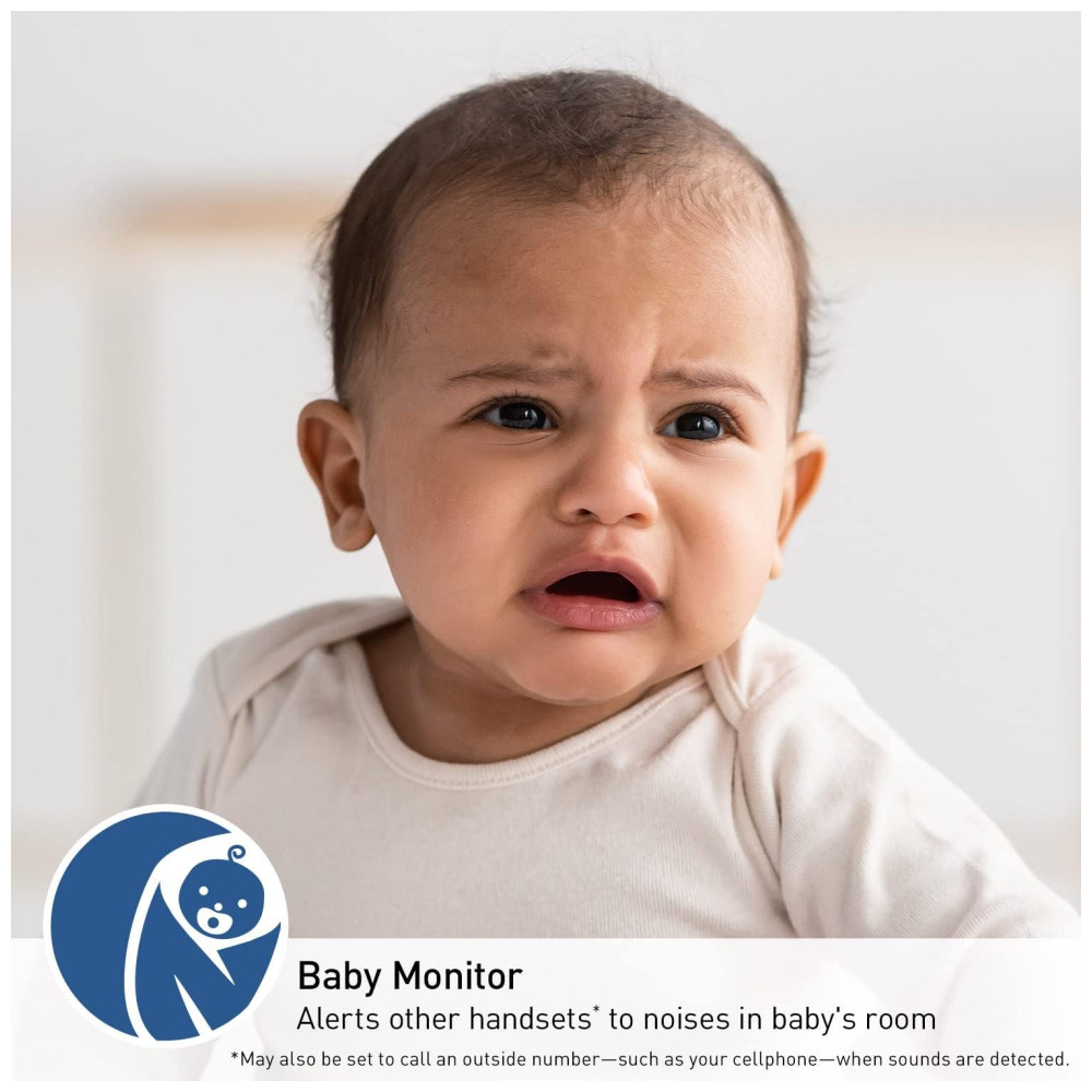 Telefone sem Fio com Secretária Eletrônica e Bloqueio de Chamada, 2 Unidades, PANASONIC KX TGD632W, Branco - Imagem 5