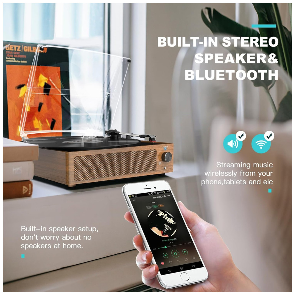 ECTQ1L5MVXFC0B_2-2.jpg - Toca-discos Vintage para Vinil com Alto-falantes e Bluetooth sem Fio BT - Marrom Claro,WOCKODER