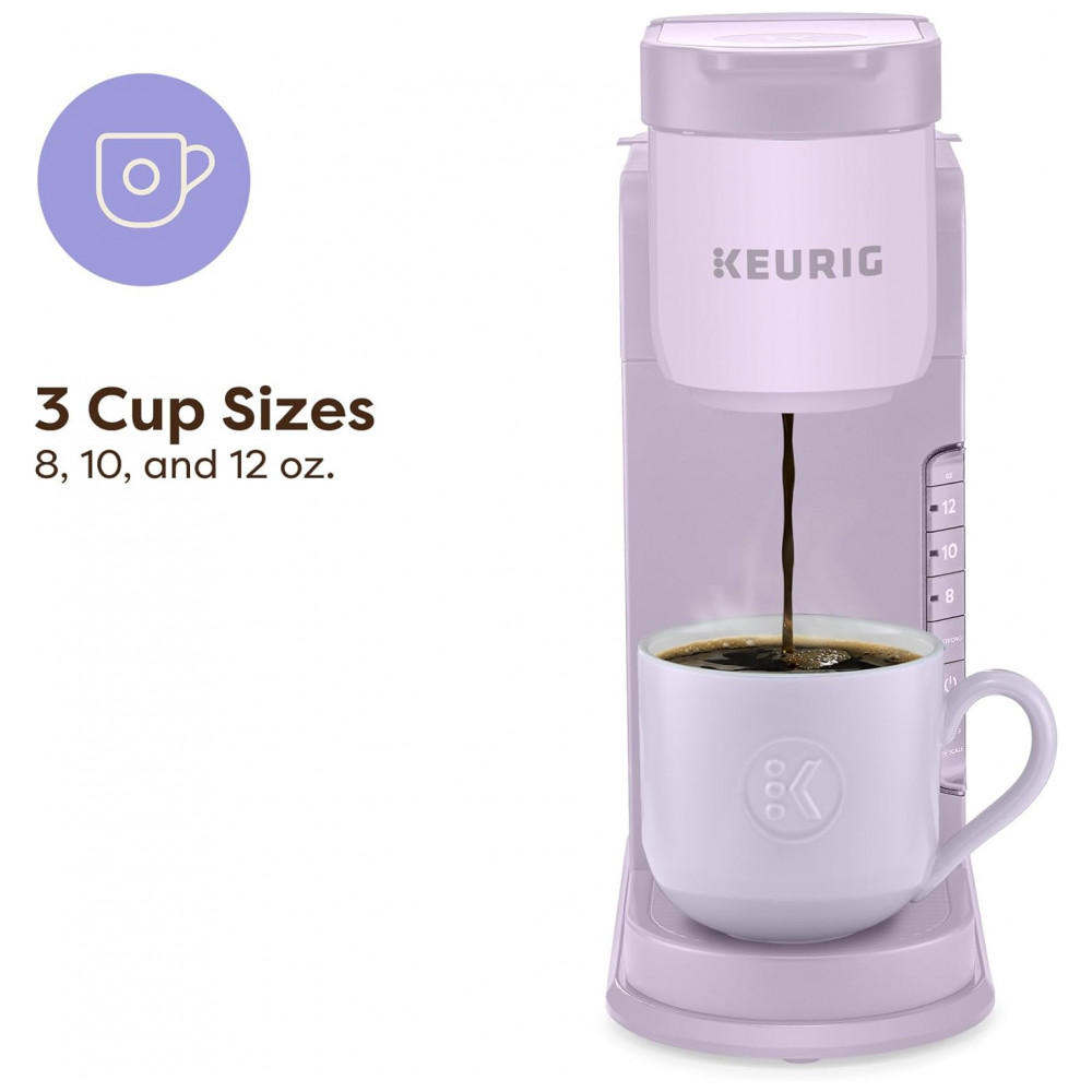 ECTQ1MC6JBWD0B_2-1.jpg - Cafeteira de Cápsulas Keurig KExpress Single Serve, 3 Tamanhos de Preparo, Botão Strong, Reservatório Removível de 42oz, Lavanda
