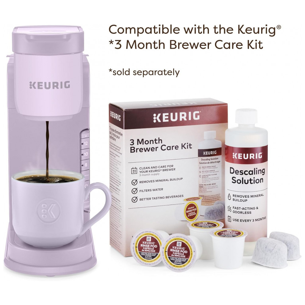 ECTQ1MC6JBWD0B_6-1.jpg - Cafeteira de Cápsulas Keurig KExpress Single Serve, 3 Tamanhos de Preparo, Botão Strong, Reservatório Removível de 42oz, Lavanda