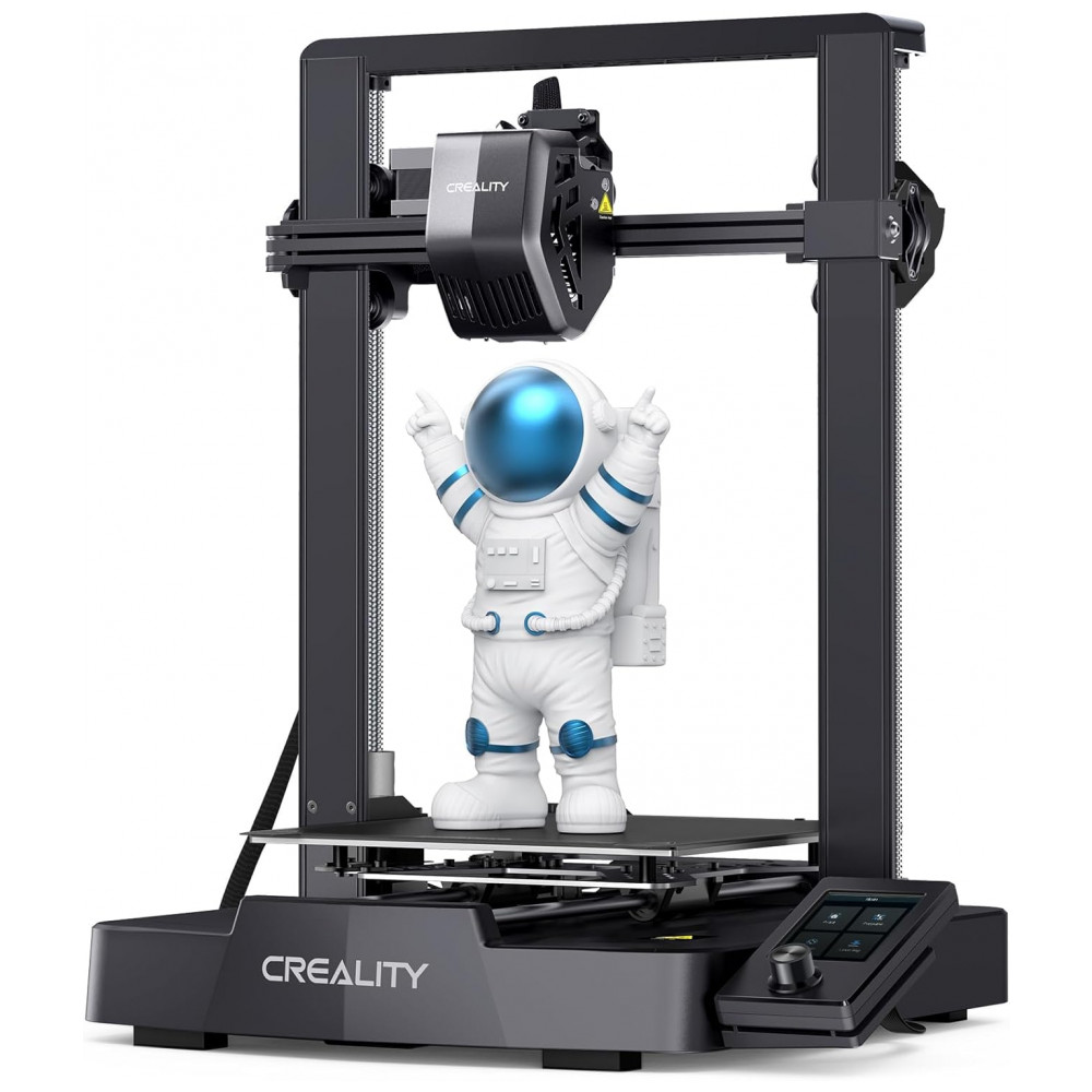 Impressora 3D Creality Ender 3 V3 SE: Maior Velocidade de Impressão de 250 mm/s, Extrusor Direto 'Sprite', Auto Nivelamento,