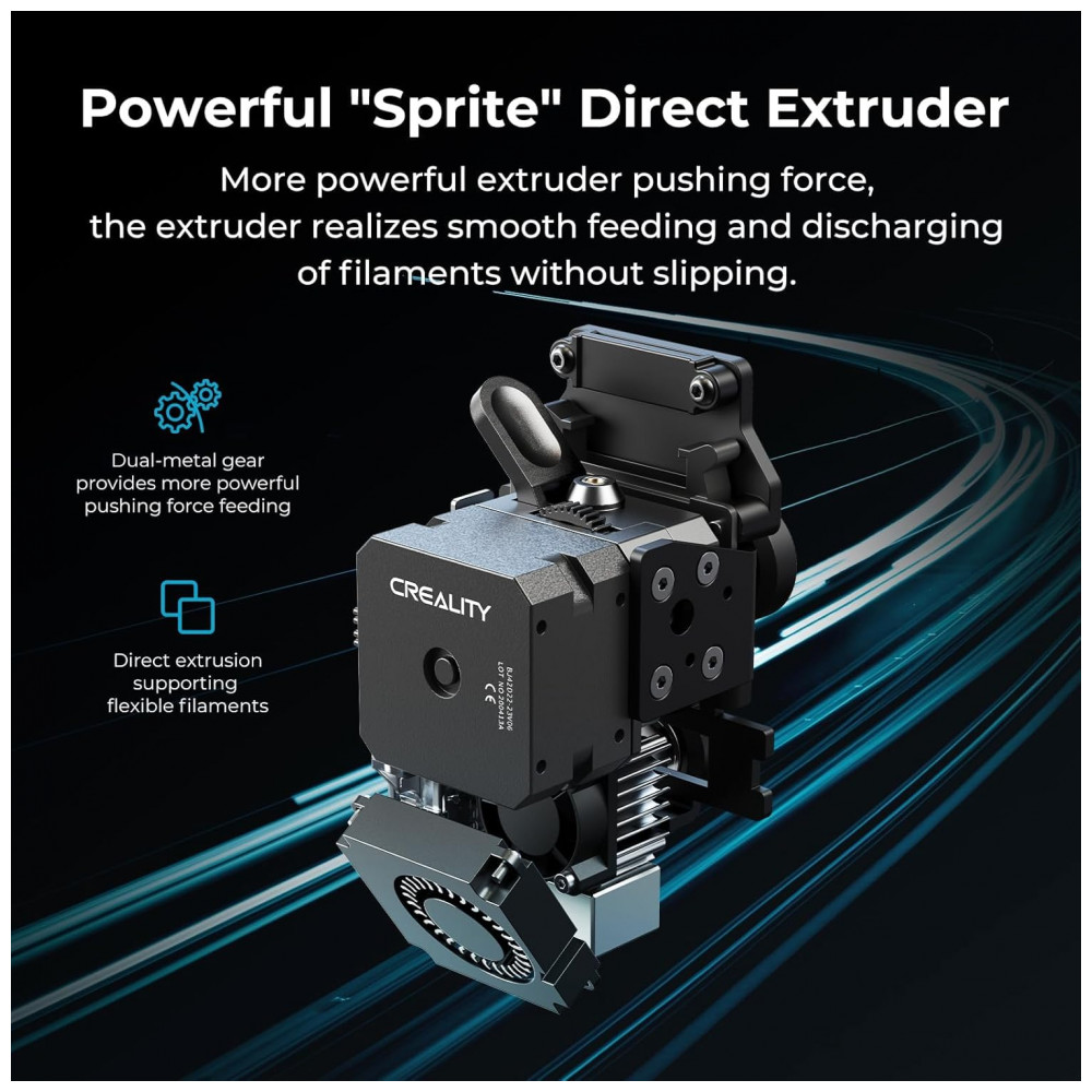 ECTQ1NB87J8F0B_2-1.jpg - Impressora 3D Creality Ender 3 V3 SE: Maior Velocidade de Impressão de 250 mm/s Extrusor Direto 'Sprite' Auto Nivelamento