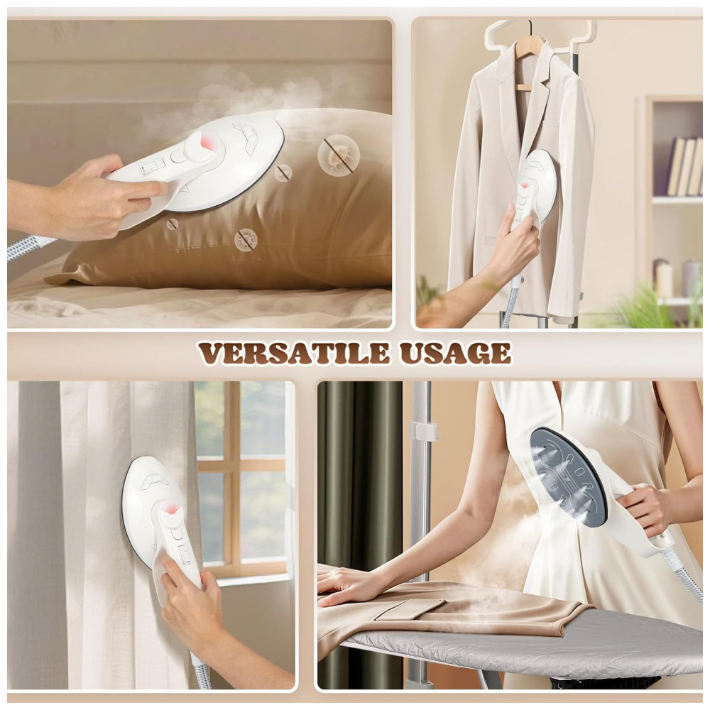 Moongiantgo Steamer,Passadeira, Vaporizador Comercial Vertical para Roupas com Tábua de Passar Dobrável - Imagem 7