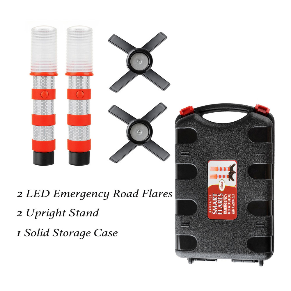 ECTQ1PP5BKX60B_2-1.jpg - 2 Sinalizadores de Emergência de LED para Estradas, Farol Vermelho na Estrada, Luz Estroboscópica de Segurança, Alerta de Sinal.Slimk